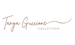 Logo of Tanya Guccione Collection on a beige background